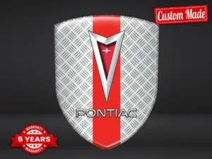Pontiac Pegatina Relieve Auto Estilo Profesional Resistente